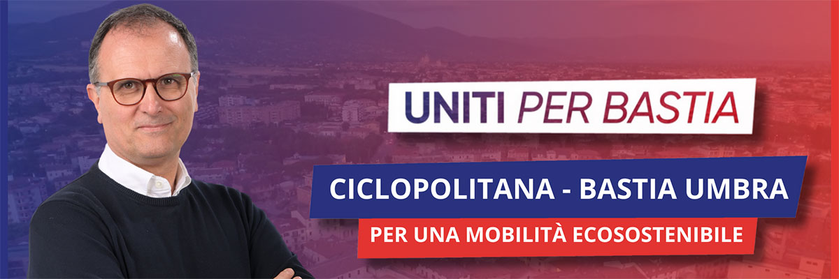 Erigo Pecci Sindaco Bastia Umbra 2024: progetto di ciclopolitana urbana