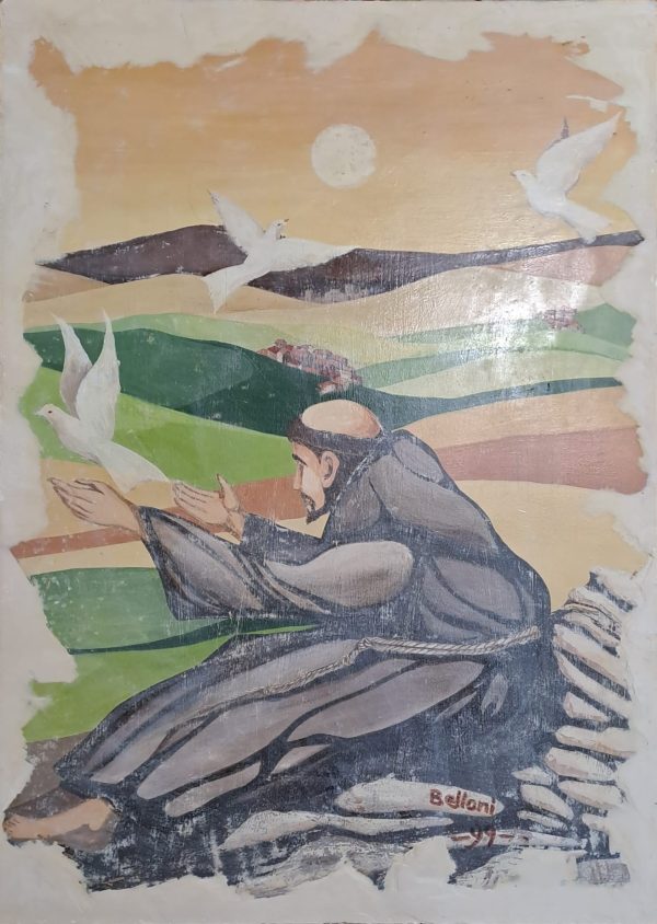 Opera n° 14 "Laudato sii mio Signore... e tutte le tue creature" Giuliano Belloni | L'Arte donata per la campagna elettorale Uniti per Bastia